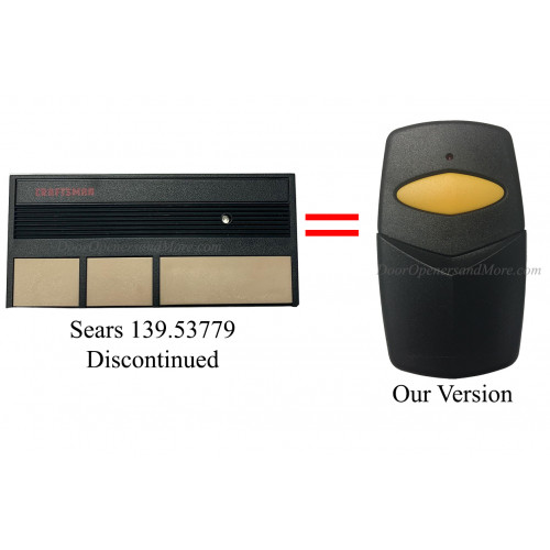 Sears Craftsman 139 53779 Compatible, Ez Lift Garage Door Opener Model 500 Manual