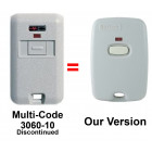 Multi Code 3060-10 Compatible 300 MHz Single Channel Mini Key Ring Remote Transmitter 