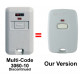 Multi Code 3060-10 Compatible 300 MHz Single Channel Mini Key Ring Remote Transmitter 