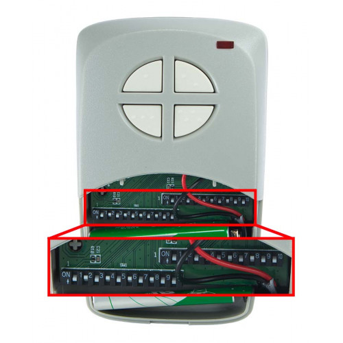 Multi-Code 4140 4-Button Visor Gate Garage Remote MultiCode 414001 MCS414001 