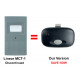 Linear DNT00083 Mega Code MCT-1 Compatible Single Button Visor Garage Door Remote