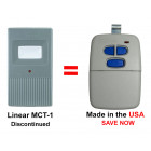 Linear DNT00083 Mega Code MCT-1 Compatible Single Button Visor Garage Door Remote