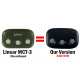 Linear DNT00089 Mega Code MCT-3 Compatible Three Button Visor Garage Door Remote