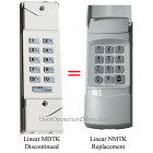 Linear Mega Code MDTK Wireless Keypad 318 MHz - Linear DNT00058 LD033 LD050 LS050 LC075 Keypad