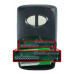 Linear MCS109410 310MHz 2-Channel Visor Garage Door or Gate Remote Control Transmitter