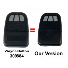 Wayne Dalton 309884 3910 Compatible 303 MHz 3 Button Visor Remote Control 