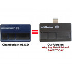Chamberlain 953CD Compatible 315 MHz Three Button Visor Remote Control