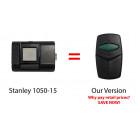 Stanley 1050 105015 Compatible 310 MHz Slim Visor Garage Door Remote Control