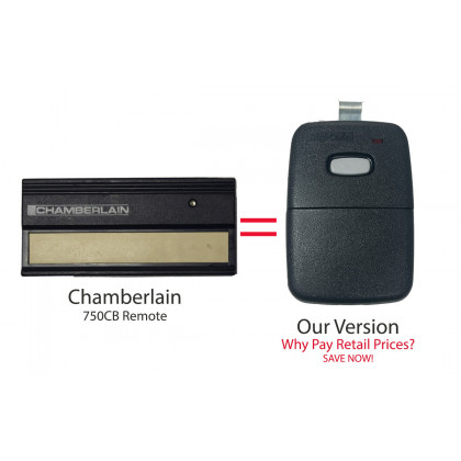 Digi Code DC-LM390 Visor Remote Control - Compatible with Chamberlain 750CB Single Button Remote Control