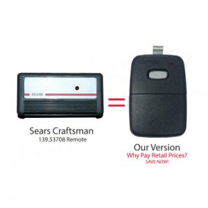 Digi Code DC-LM390 Visor Remote Control - Compatible with Craftsman 139.53708 Remote Control