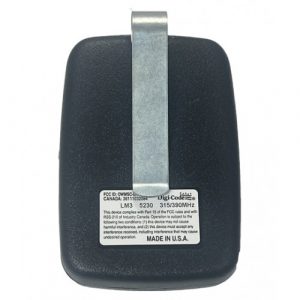 Digi Code DC-LM3 Visor Remote Control - Compatible with Sears Craftsman139.53681B Back Photo