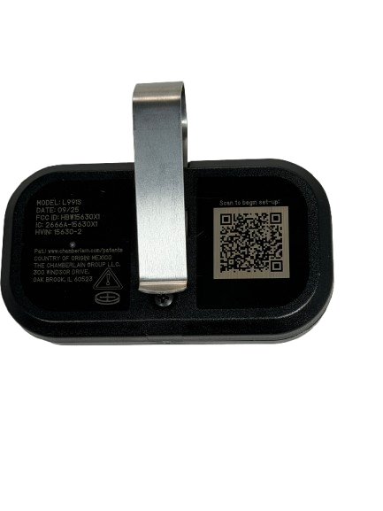 LiftMaster L991S Security+ 3.0 Visor Remote Back Photo