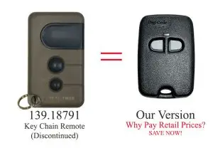Sears Craftsman 139.18791 Compatible Keyfob remote from Digi-Code