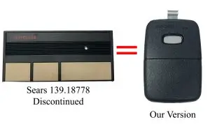 Sears Craftsman 139.18778 Compatible 390 MHz Visor Remote Control