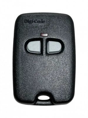 Digi-Code DC-LMM 2 button key chain remote works with Liftmaster, Chamberlain, and Craftsman rolling code openers