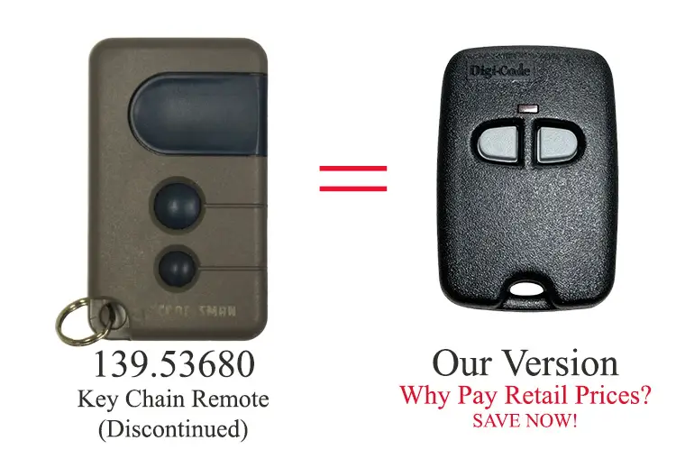 Digi-Code DC-LMM will work great with your Sears Craftsman Opener with a Red or Orange Learn button
