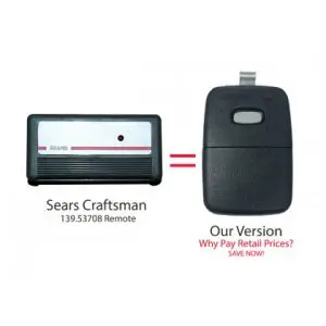 Digi Code DC-LM390 Visor Remote Control - Compatible with Craftsman 139.53708 Remote Control