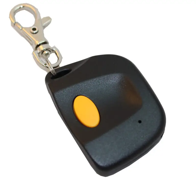 Transmitter Solutions 390LMPB1K 390 MHz Mini Key Chain Remote Control