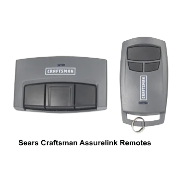 Sears Craftsman Assurelink Remote Controls 139.30499 and 139.30498