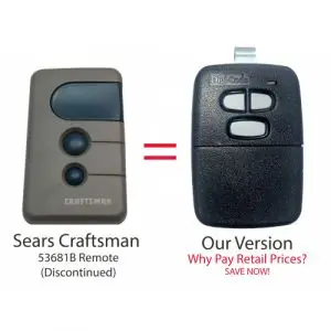 Digi Code DC-LM3 390 MHz Remote - Compatible with Craftsman 139.53681B Visor Remote Control