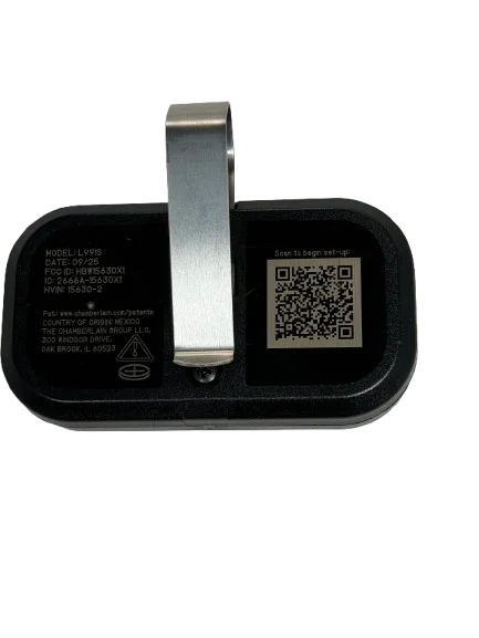 LiftMaster L991S Security+ 3.0 Visor Remote Back Photo